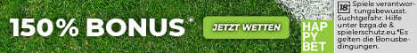 Klicke auf die Grafik für eine vergrößerte Ansicht

Name: happybet_468x60.jpg
Ansichten: 1073
Größe: 9,2 KB
ID: 5205266