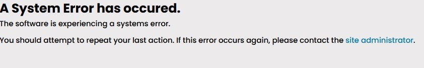 Klicke auf die Grafik für eine vergrößerte Ansicht

Name: 2025-06-13 10_50_33-System Error – Mozilla Firefox.jpg
Ansichten: 239
Größe: 23,6 KB
ID: 5500621